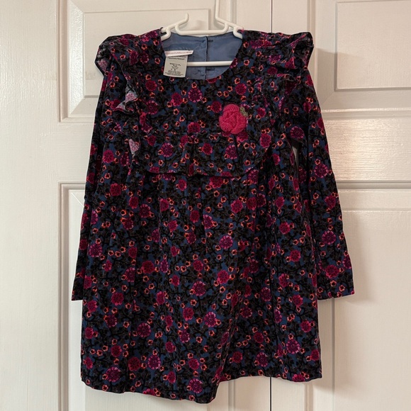 Bonnie Jean Floral Kids Blouse - Pink and Blue - Picture 1 of 5